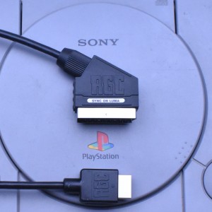playstation 1 cords to tv