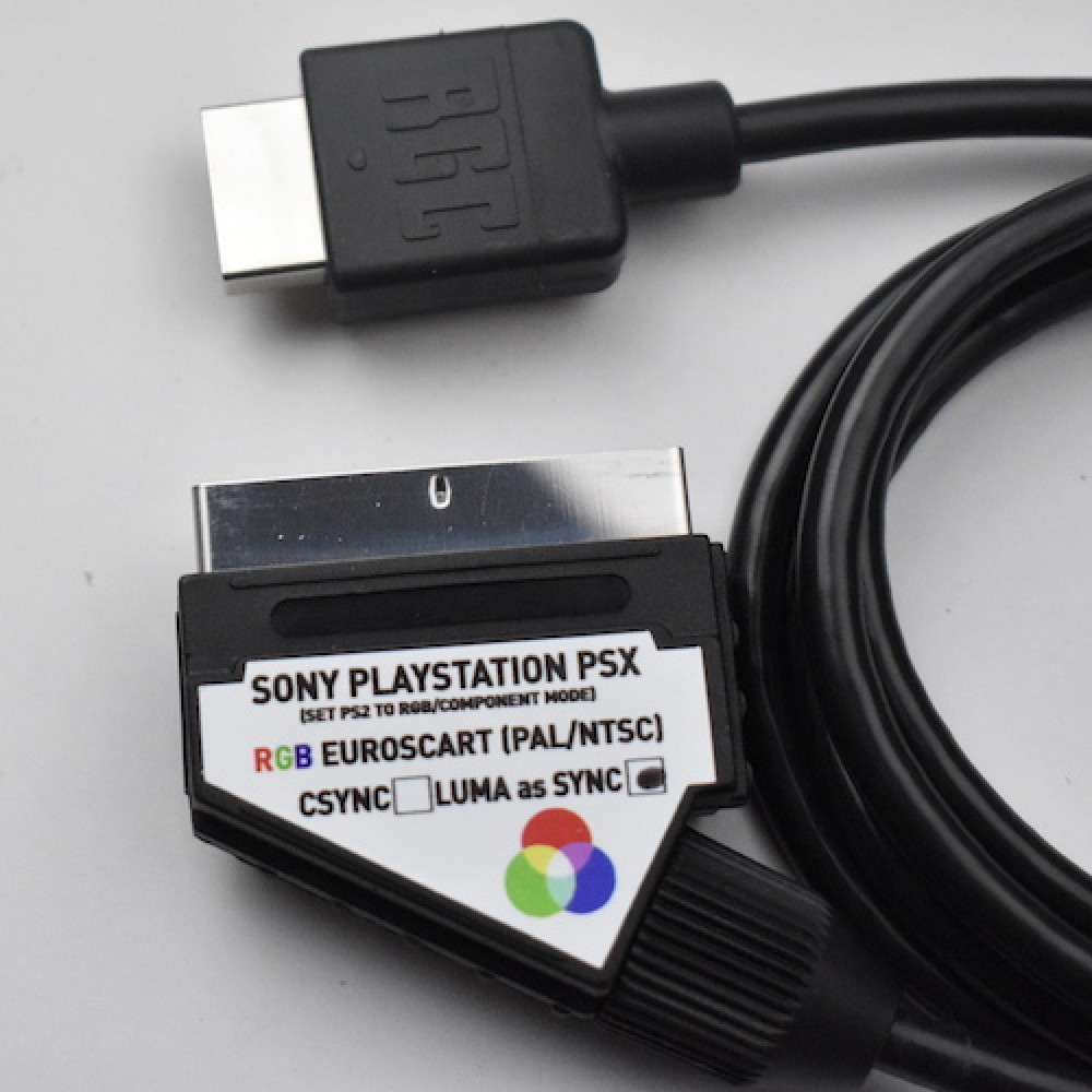 Sony Playstation 2 PS2 PSX RGB SCART cable